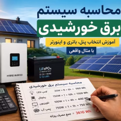 محاسبه برق خورشیدی